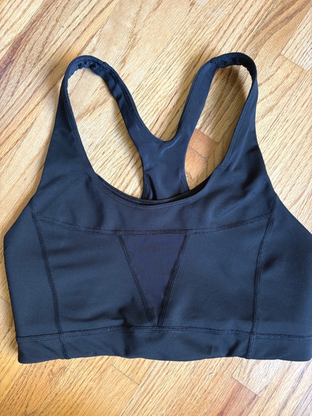 The North Face medium black sports bra